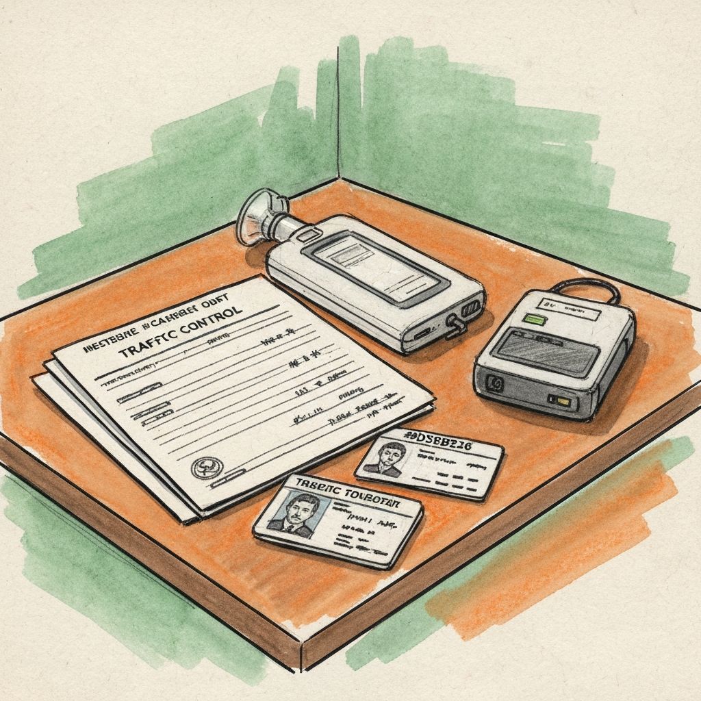 Control de alcoholemia y documentación de tráfico